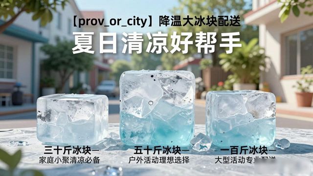拱墅降温大冰块配送 夏日清凉好帮手